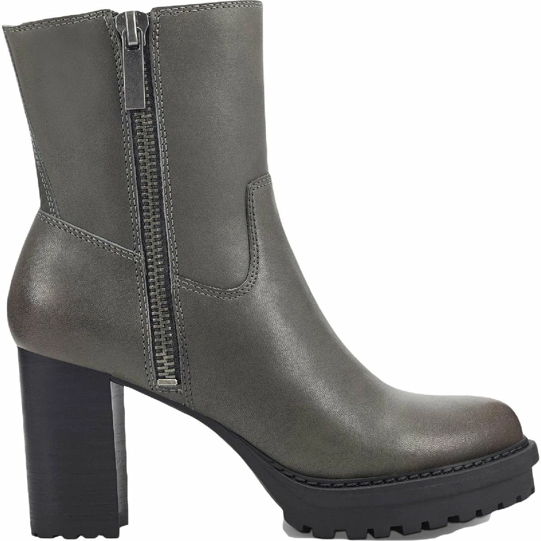 Lucky Brand Bajax Womens Leather Almond Toe Booties 2 Lucky Brand Bajax Womens Leather Almond Toe Booties - Image 2