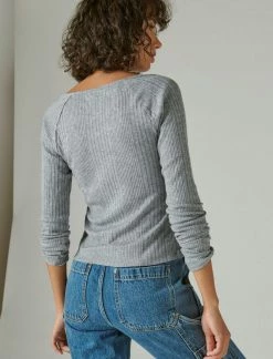 Lucky Brand Womens Cloud Rib Hook & Eye Top -Cheap Lucky Brand Store b0213f1ba8e64f45b68997115bc19295 1080x