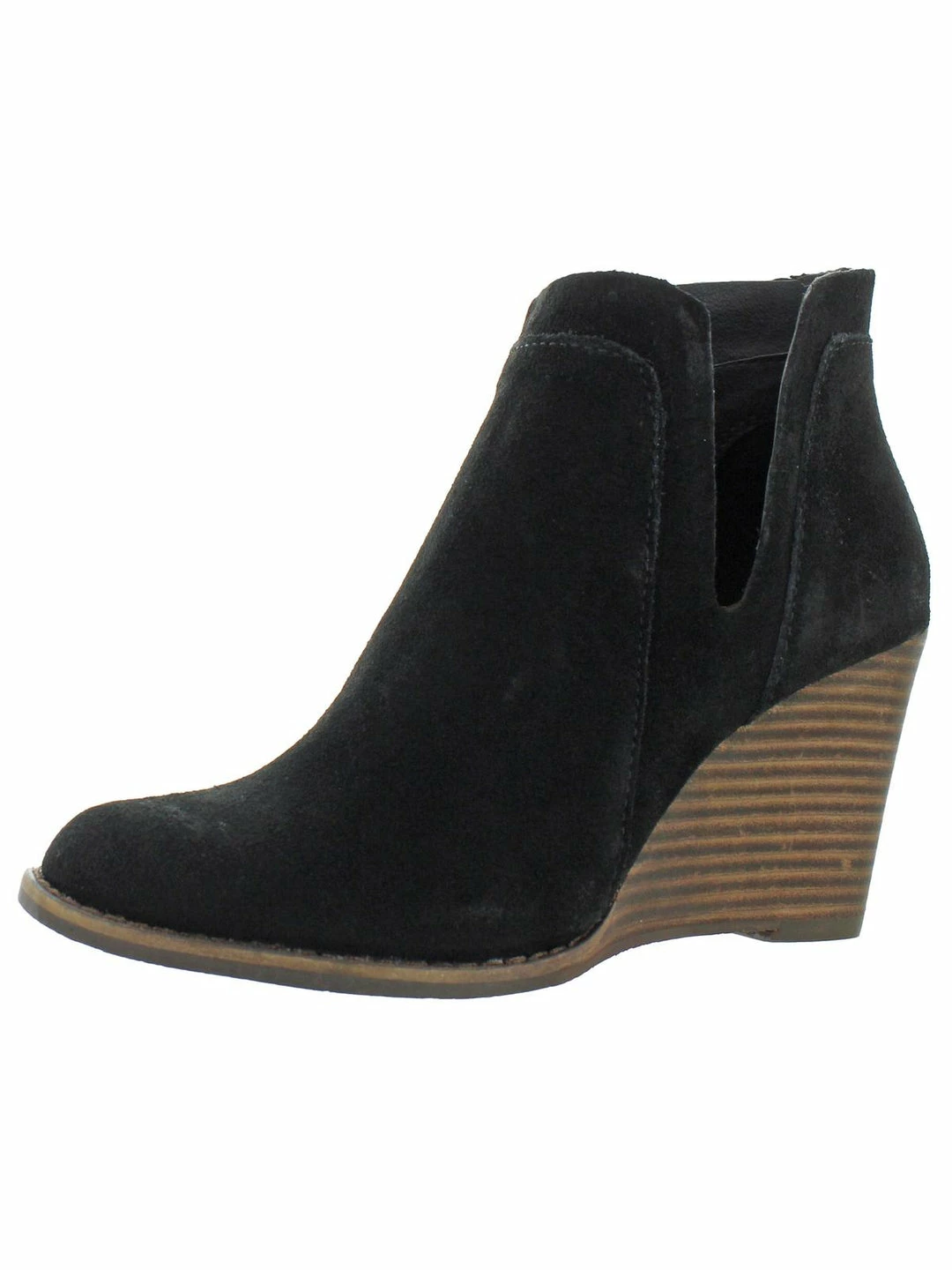 Lucky Brand Yabba Womens Suede Ankle Wedge Boots 1 Lucky Brand Yabba Womens Suede Ankle Wedge Boots