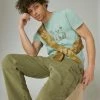 Lucky Brand Mens Lucky Flowers Graphic Tee