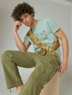 Lucky Brand Mens Lucky Flowers Graphic Tee