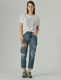 Lucky Brand Womens Clover Fill Boyfriend Tee -Cheap Lucky Brand Store b2bae14f0e9f453e818d8428a4500735 1080x