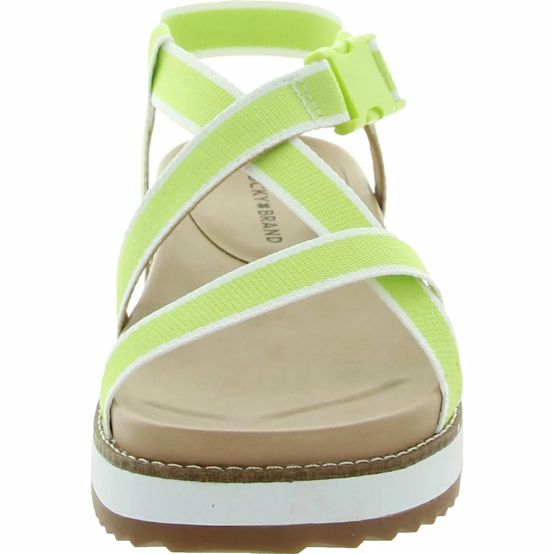 Lucky Brand Imbae Womens Peep Toe Casual Slingback Sandals 2 Lucky Brand Imbae Womens Peep Toe Casual Slingback Sandals - Image 2