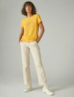 Lucky Brand Womens Lucky Brand Rose Crew Tee -Cheap Lucky Brand Store b70a3ca2e79d44629a443cd686983095 1080x