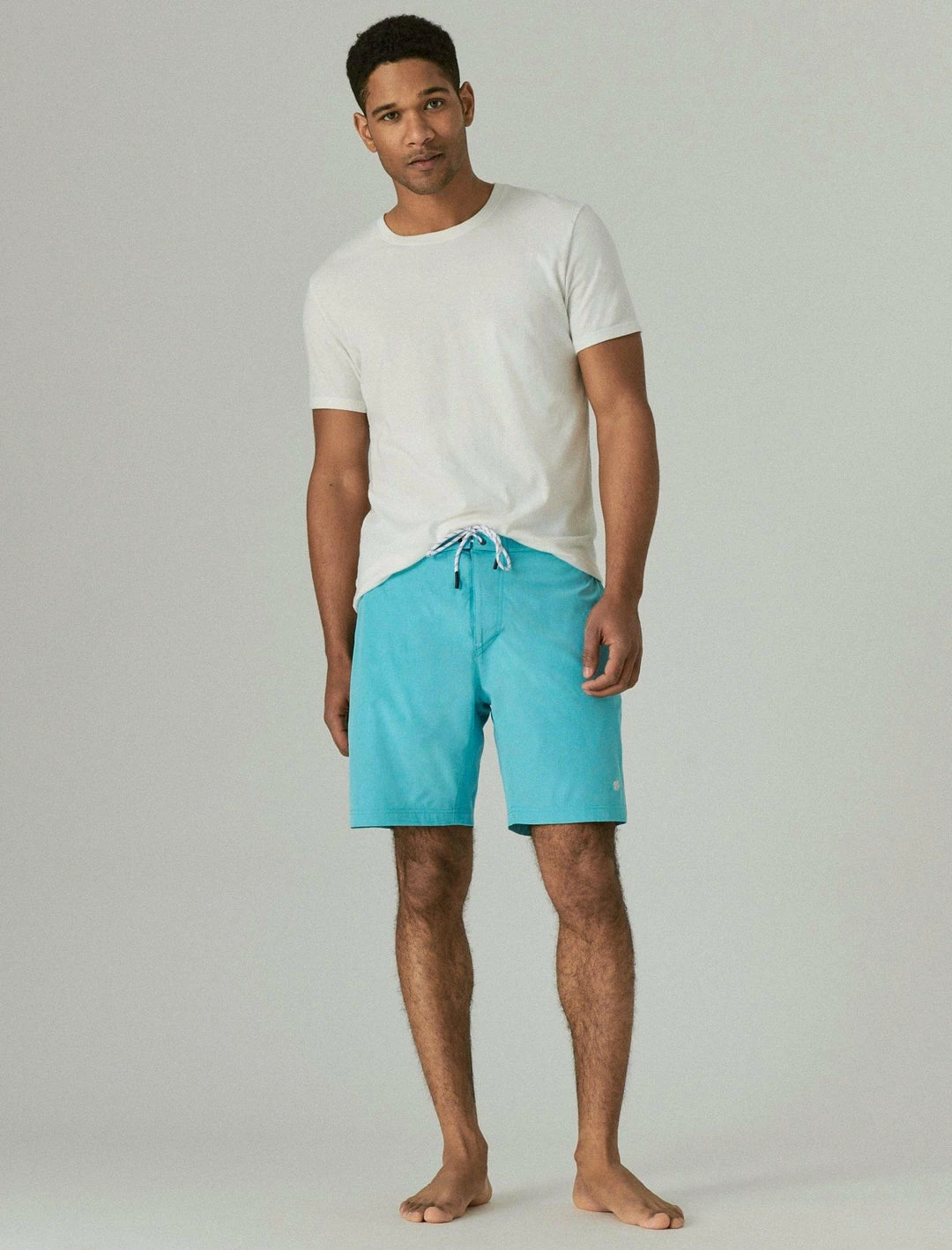 Lucky Brand Mens 8" Stretch Board Short 1 Lucky Brand Mens 8" Stretch Board Short