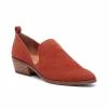 Lucky Brand Mahzan Womens Comfort Insole Slip On Loafer Heels