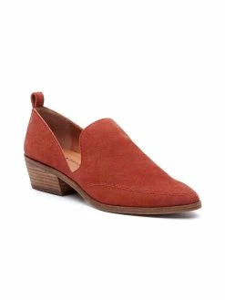 Lucky Brand Mahzan Womens Comfort Insole Slip On Loafer Heels