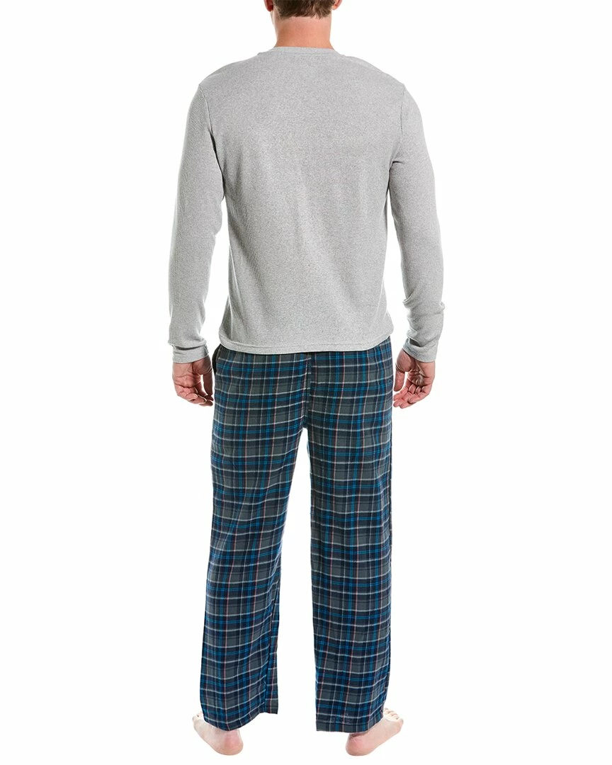 Lucky Brand 2pc Thermal Top & Flannel Pant Set 2 Lucky Brand 2pc Thermal Top & Flannel Pant Set - Image 2