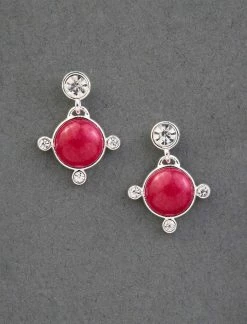 Lucky Brand Sterling Silver Semi Precious Earring