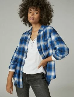 Lucky Brand Womens Cloud Plaid Boyfriend Button Up Shirt -Cheap Lucky Brand Store c3878f0a380d499b9d52739649074c6d 352972ea a89e 42df 99f4 d3038adb006f 1080x