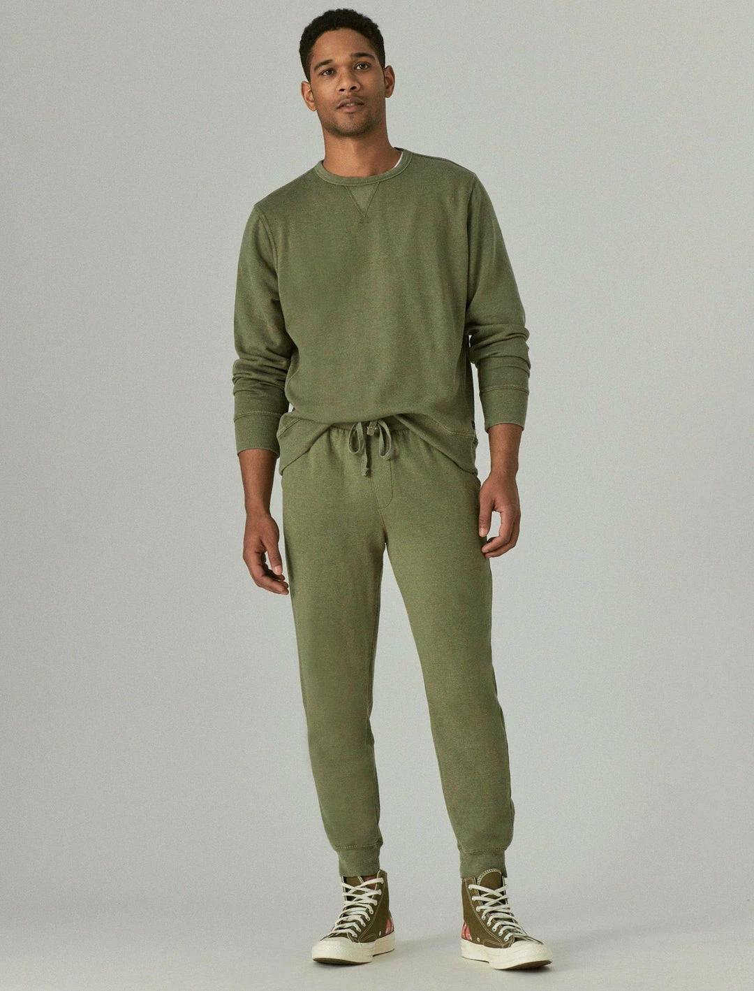 Lucky Brand Mens Venice Burnout Fleece Jogger 6 Lucky Brand Mens Venice Burnout Fleece Jogger - Image 6