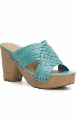 Lucky Brand Bristol Platform in Blue Desert Storm