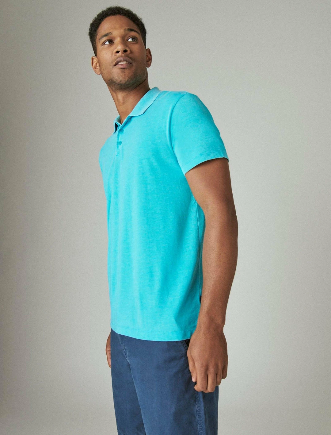 Lucky Brand Mens Venice Burnout Short Sleeve Polo 7 Lucky Brand Mens Venice Burnout Short Sleeve Polo - Image 7