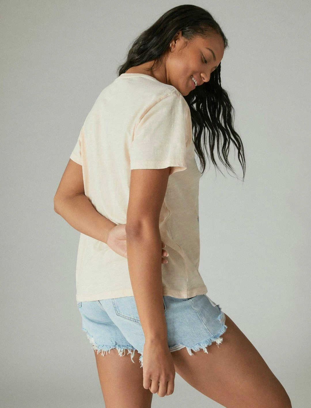 Lucky Brand Womens Bermuda Boyfriend Tee 3 Lucky Brand Womens Bermuda Boyfriend Tee - Image 3