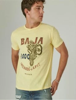 Lucky Brand Mens Baja 1000 Tee