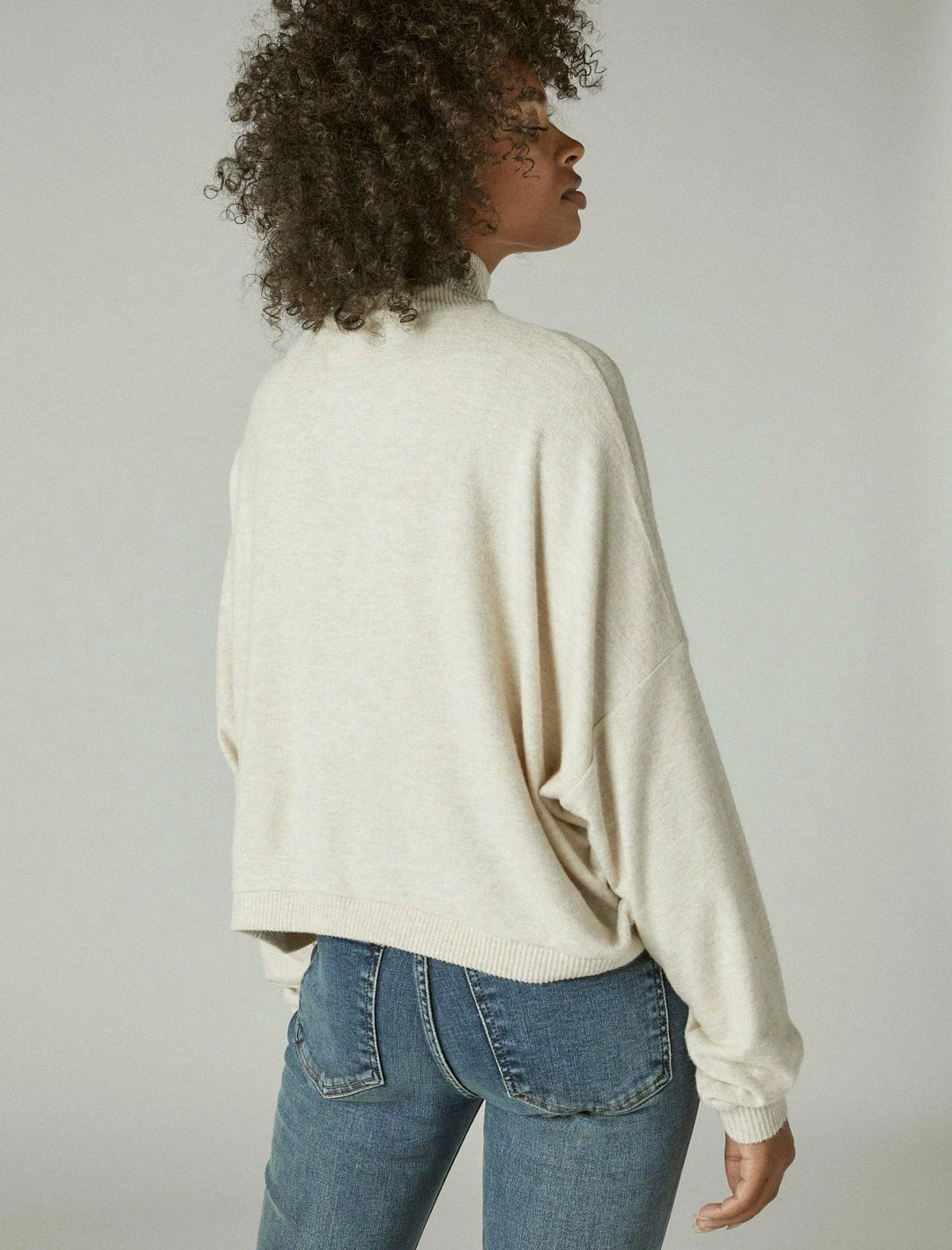 Lucky Brand Womens Cloud Jersey Long Sleeve Mock Neck 4 Lucky Brand Womens Cloud Jersey Long Sleeve Mock Neck - Image 4