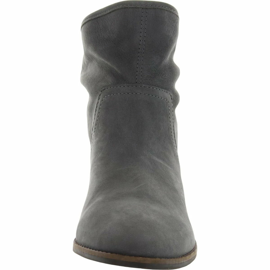 Lucky Brand Lolllin Womens Leather Stacked Heel Booties 2 Lucky Brand Lolllin Womens Leather Stacked Heel Booties - Image 2