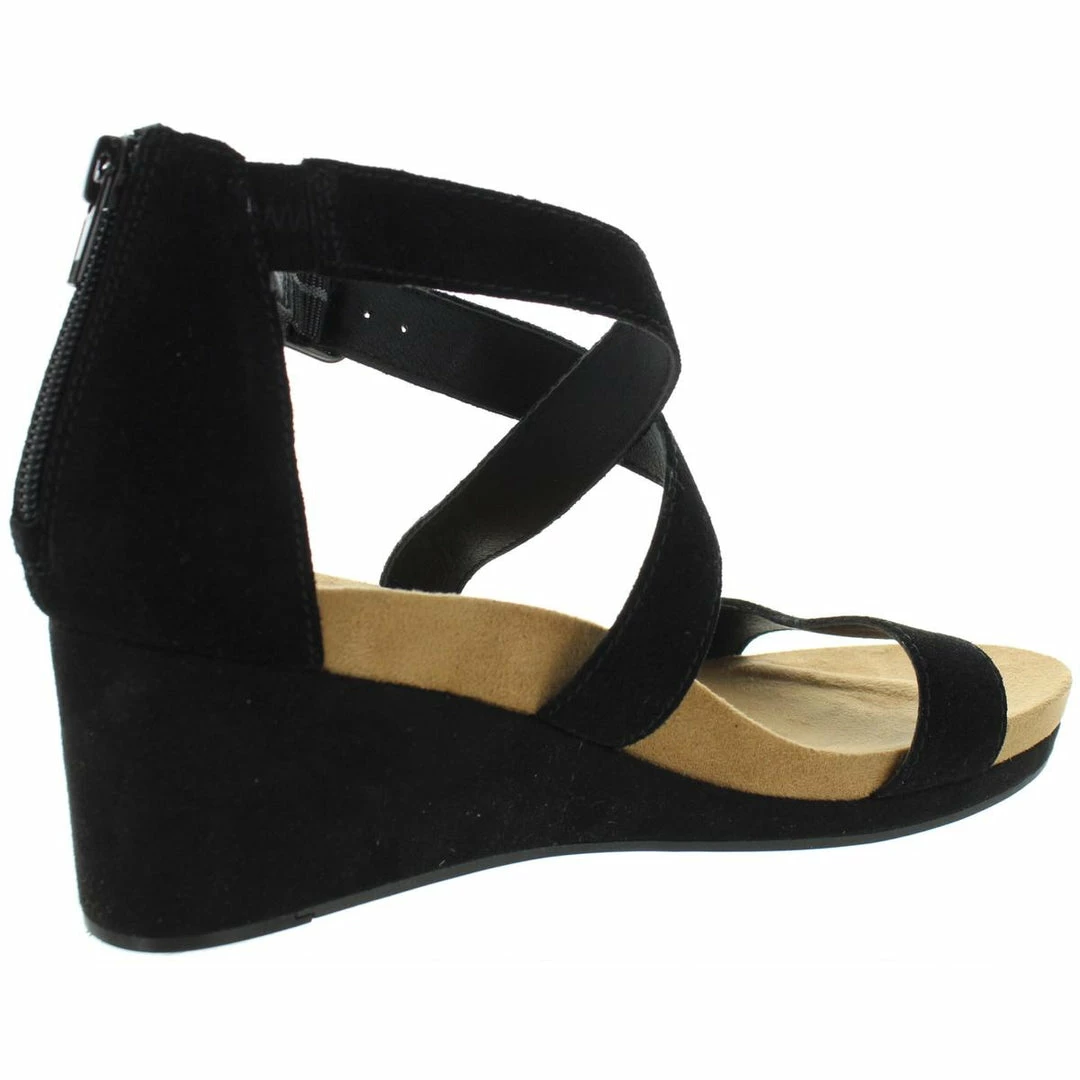 Lucky Brand Kenadee Womens Suede Strappy Wedge Sandals 2 Lucky Brand Kenadee Womens Suede Strappy Wedge Sandals - Image 2