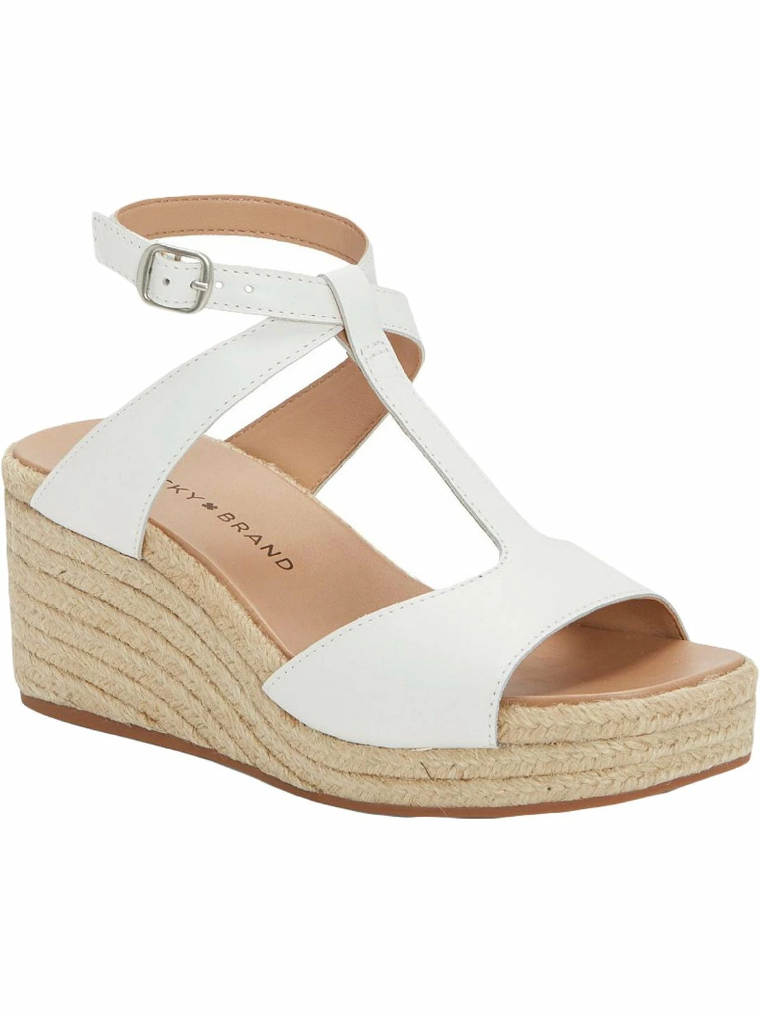 Lucky Brand LK Ticey Womens Leather Strappy Platform Sandals 1 Lucky Brand LK Ticey Womens Leather Strappy Platform Sandals