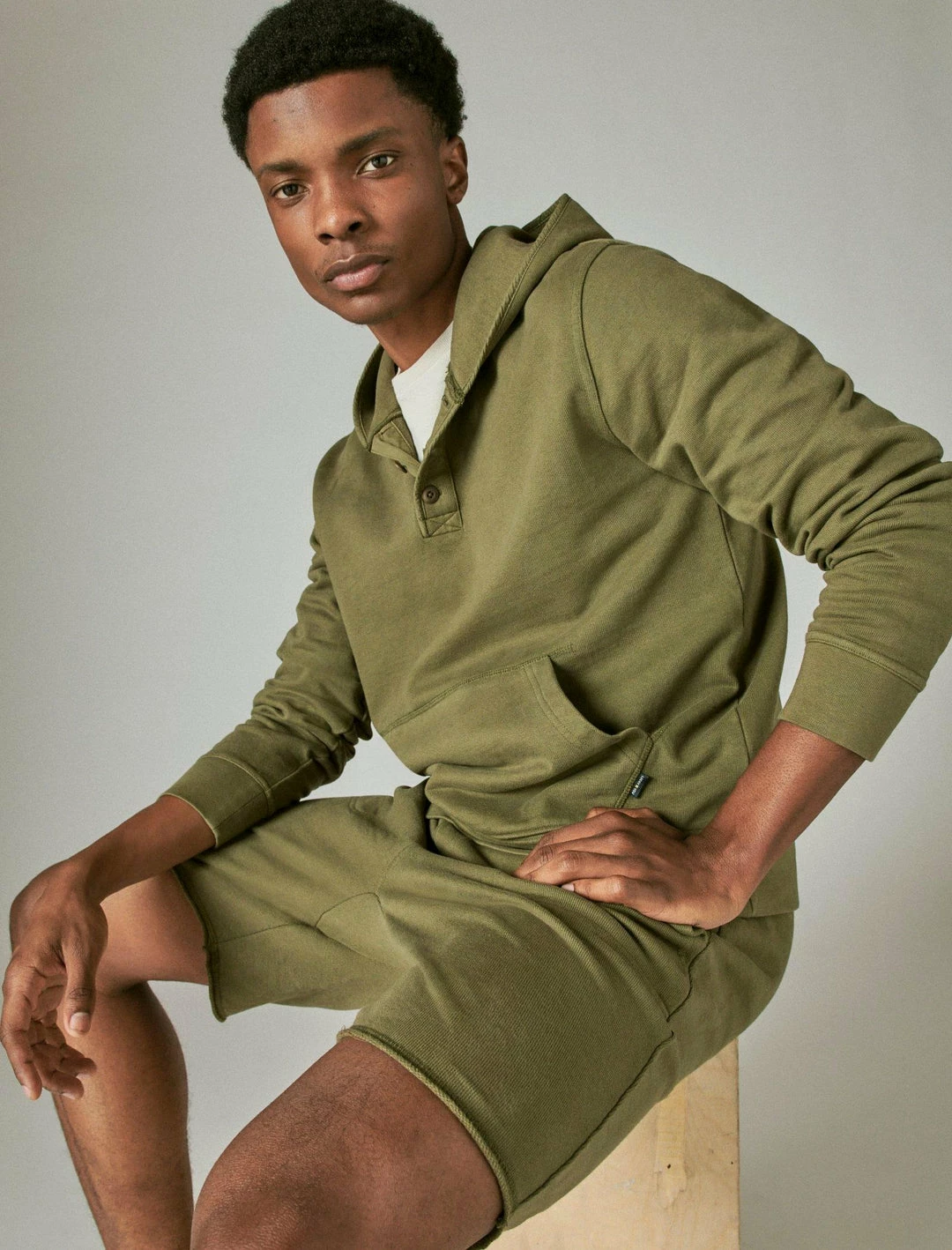 Lucky Brand Mens Sueded Terry Short 7 Lucky Brand Mens Sueded Terry Short - Image 7