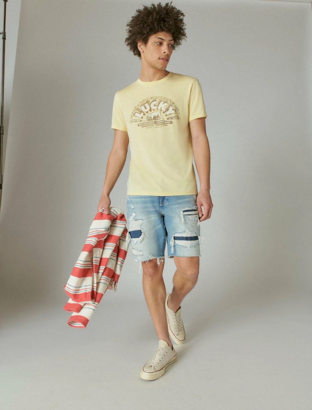 Lucky Brand Mens Lucky Records Graphic Tee 3 Lucky Brand Mens Lucky Records Graphic Tee - Image 3
