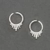 Lucky Brand Sterling Silver Pave Stud Earring