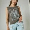 Lucky Brand Womens Nashville Guitar Muscle Tank