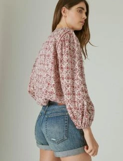 Lucky Brand Womens Floral Peasant Blouse -Cheap Lucky Brand Store e632b45a3c974b3f893cc9b445d2275f 1080x