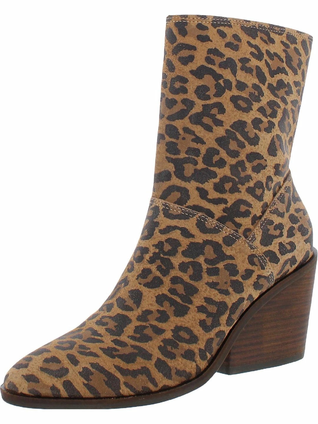 Lucky Brand Womens Leather Animal Print Ankle Boots 1 Lucky Brand Womens Leather Animal Print Ankle Boots