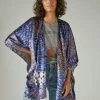 Lucky Brand Velvet Burnout Kimono