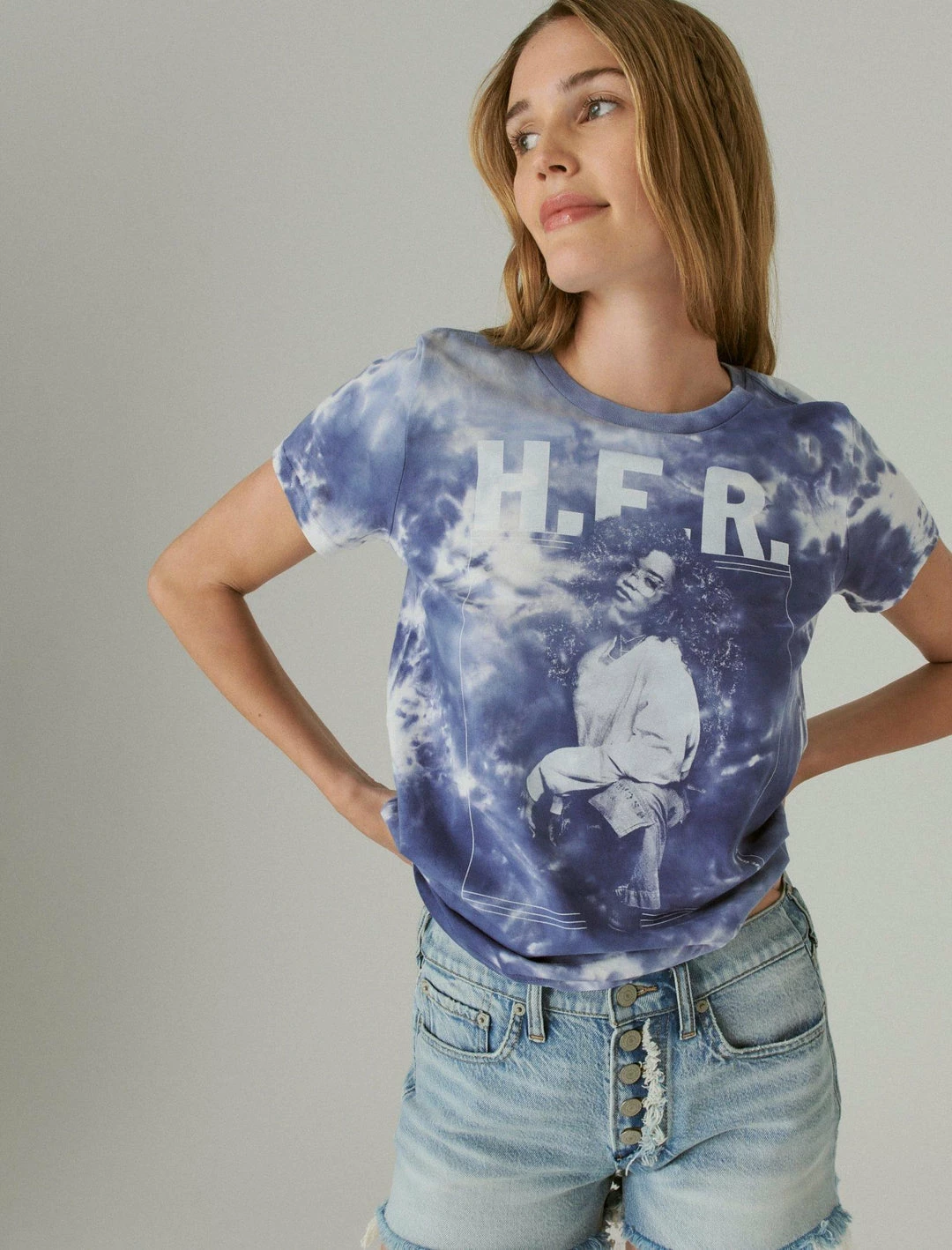 Lucky Brand Womens Her Classic Crew Tee 2 Lucky Brand Womens Her Classic Crew Tee - Image 2