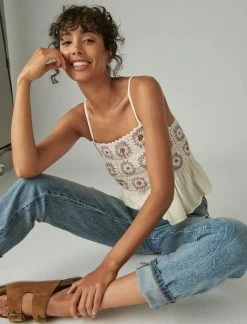 Lucky Brand Womens Crochet Babydoll Top -Cheap Lucky Brand Store ea700b2ca24346e687f74539adbf7713 1080x