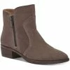 Lucky Brand Tayti Womens Pebbled Leather Ankle Boots