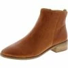 Lucky Brand Lenree Womens Leather Pointed Toe Ankle Boots