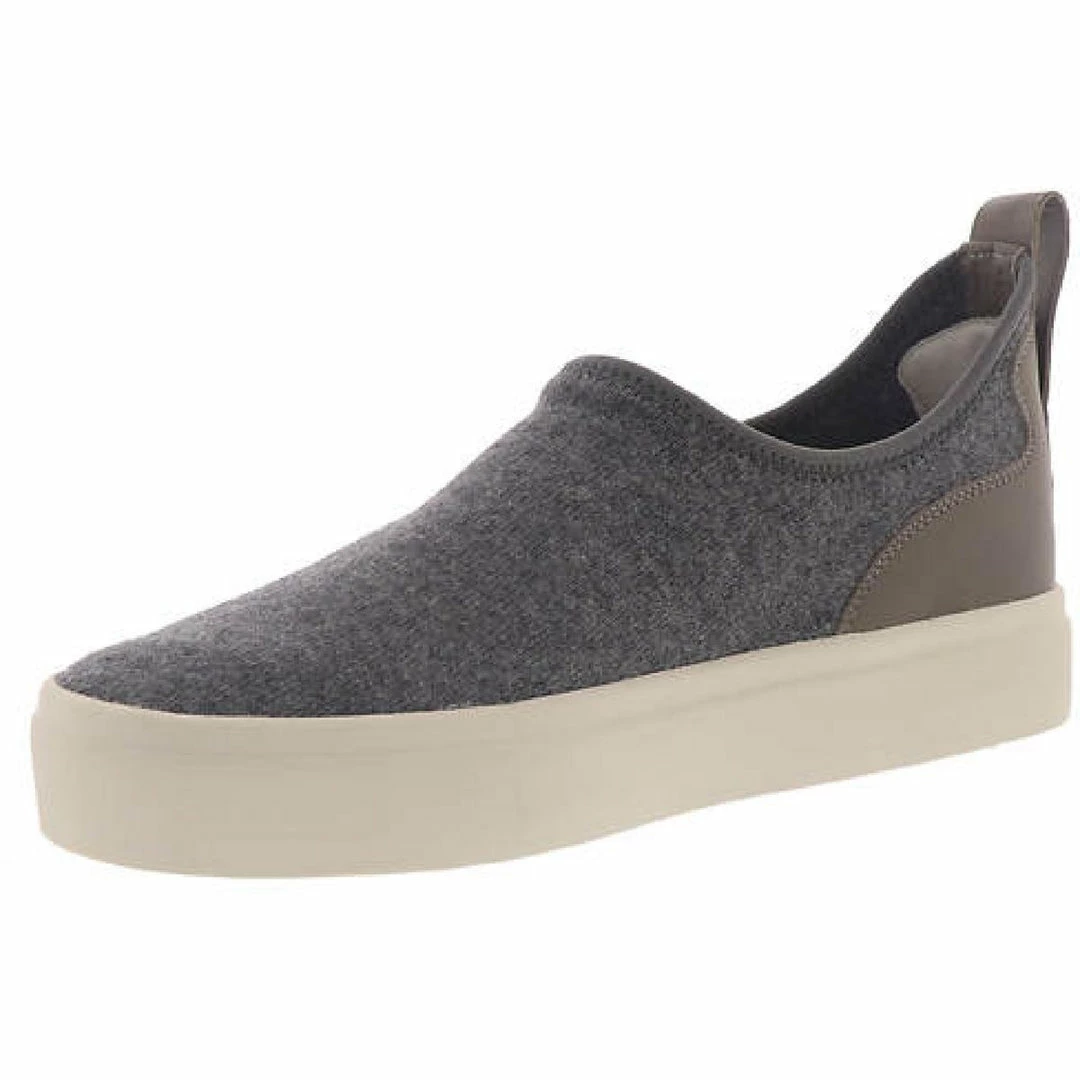 Lucky Brand Tauve Womens Knit Leather Slip-On Sneakers 2 Lucky Brand Tauve Womens Knit Leather Slip-On Sneakers - Image 2