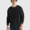 Lucky Brand Mens Sueded Fleece Terry Crew Sweatshirt