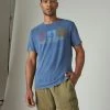 Lucky Brand Mens Venice Wellness Club Graphic Tee