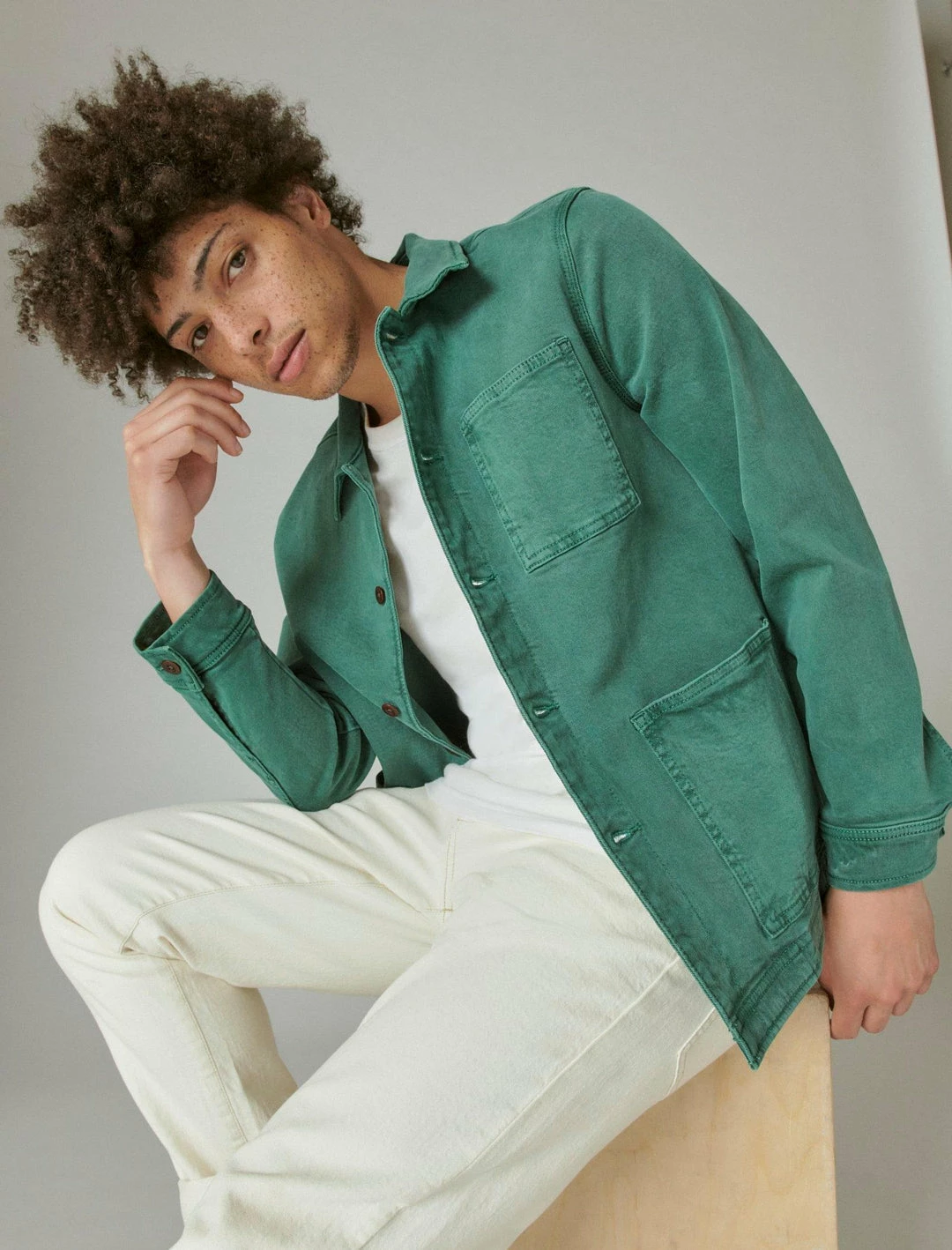 Lucky Brand Mens Garment Dye Chore Jacket 2 Lucky Brand Mens Garment Dye Chore Jacket - Image 2