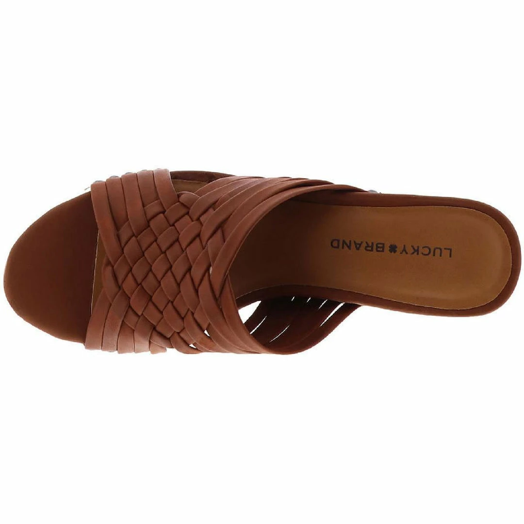 Lucky Brand Tellimi Womens Leather Studded Platform Sandals 2 Lucky Brand Tellimi Womens Leather Studded Platform Sandals - Image 2