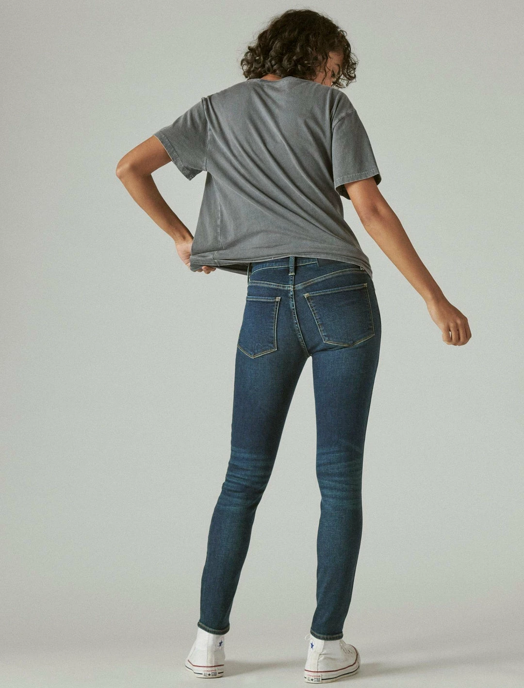 Lucky Brand Womens High Rise Bridgette Cozy Skinny 3 Lucky Brand Womens High Rise Bridgette Cozy Skinny - Image 3