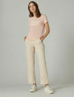 Lucky Brand Womens Embroidered Lucky Script Classic Crew Tee -Cheap Lucky Brand Store f378af211c3748fb9d891df92b302bf7 1080x