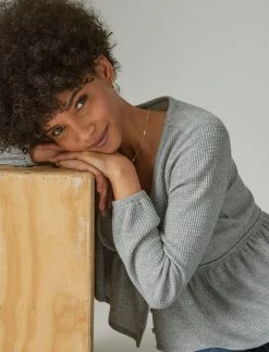 Lucky Brand Womens Cloud Jersey Waffle Button Thru Top -Cheap Lucky Brand Store f44a2b615a5a4ea59b8e9fde5f16acb4 1080x