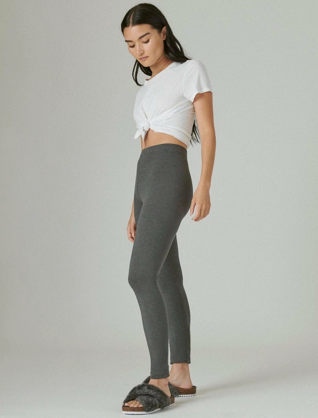 Lucky Brand Womens Fleece Lined Legging 2 Lucky Brand Womens Fleece Lined Legging - Image 2