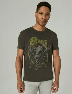 Lucky Brand Mens Bowie Graphic Tee