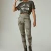 Lucky Brand Womens Camo Flex Legging