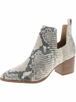 Lucky Brand Jabilo Womens Leather Ankle Boots